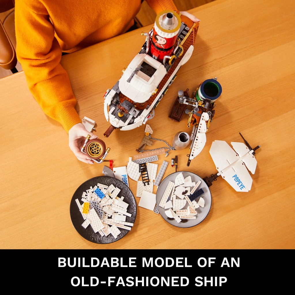 Конструктор Pantasy Popeye Пароплав у пошуках скарбів (86402) - фото 5 Конструктор Pantasy Popeye Пароплав у пошуках скарбів (86402) - фото 5