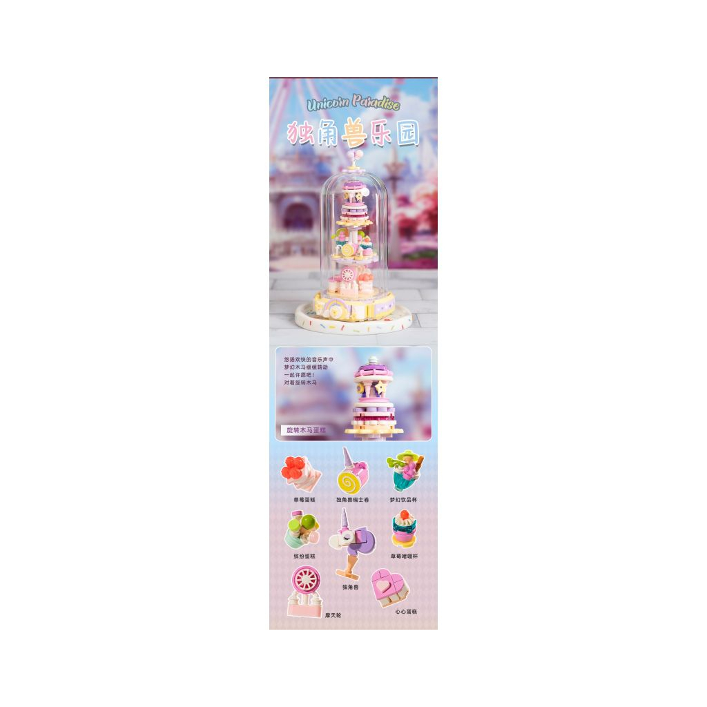 Конструктор Pantasy Original - High Tea Рай для єдинорога (85104) - фото 3 Конструктор Pantasy Original - High Tea Рай для єдинорога (85104) - фото 3