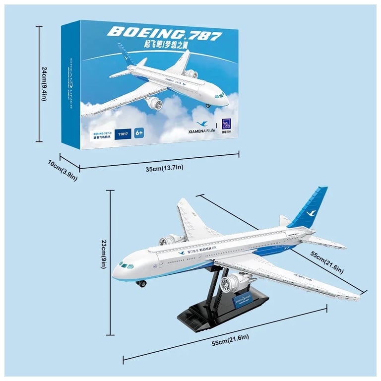 Конструктор Pantasy Joyside Series BOEING 787 (11017) - фото 5
