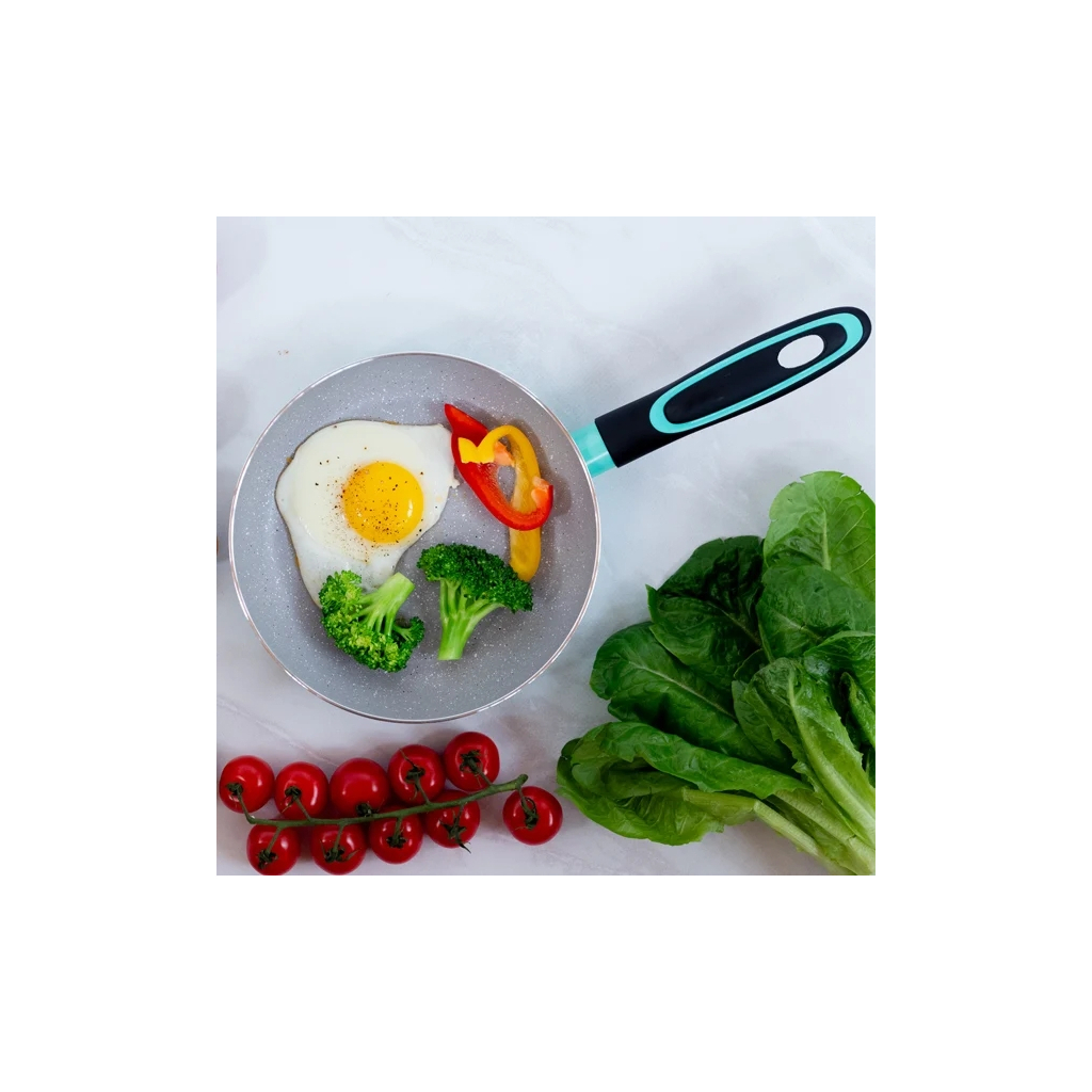 Сковорода Magio з мармуровим покриттям 20 см (MG-1175) - фото 3 Сковорода Magio з мармуровим покриттям 20 см (MG-1175) - фото 3