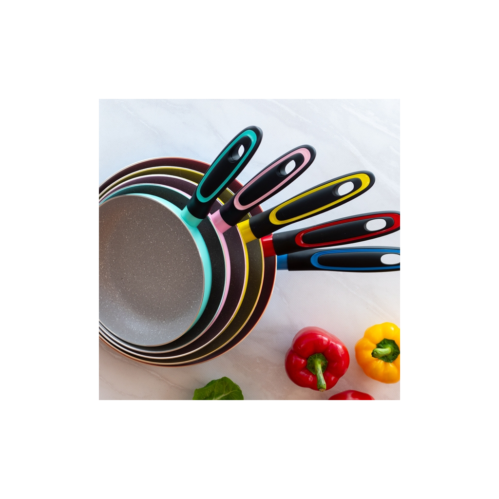 Сковорода Magio з мармуровим покриттям 20 см (MG-1175) - фото 4 Сковорода Magio з мармуровим покриттям 20 см (MG-1175) - фото 4