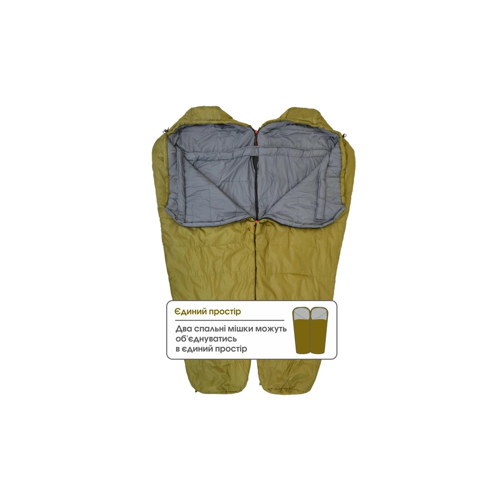 Спальний мішок Mousson RINGO R Olive (10163) - фото 12 Спальний мішок Mousson RINGO R Olive (10163) - фото 12