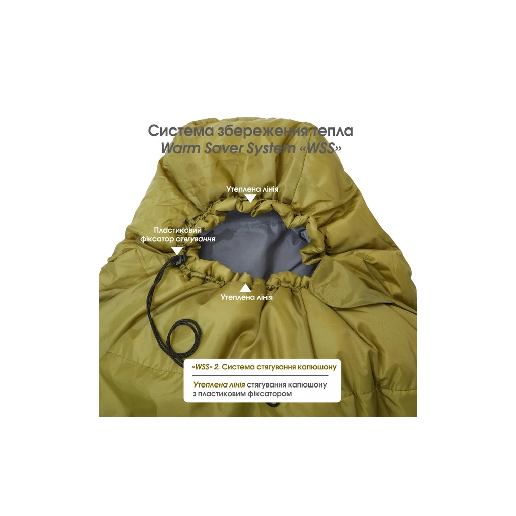 Спальний мішок Mousson RINGO R Olive (10163) - фото 6 Спальний мішок Mousson RINGO R Olive (10163) - фото 6