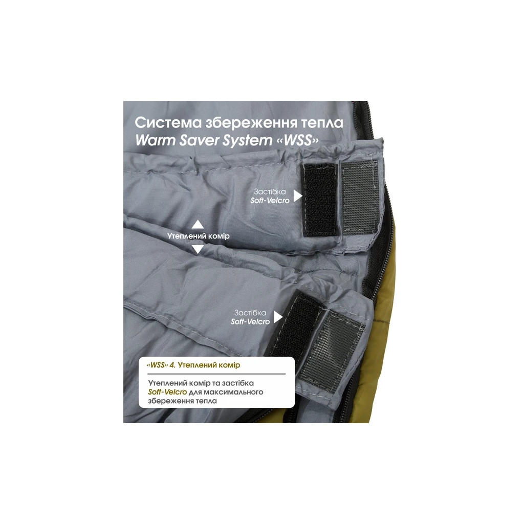 Спальний мішок Mousson RINGO R Olive (10163) - фото 8 Спальний мішок Mousson RINGO R Olive (10163) - фото 8