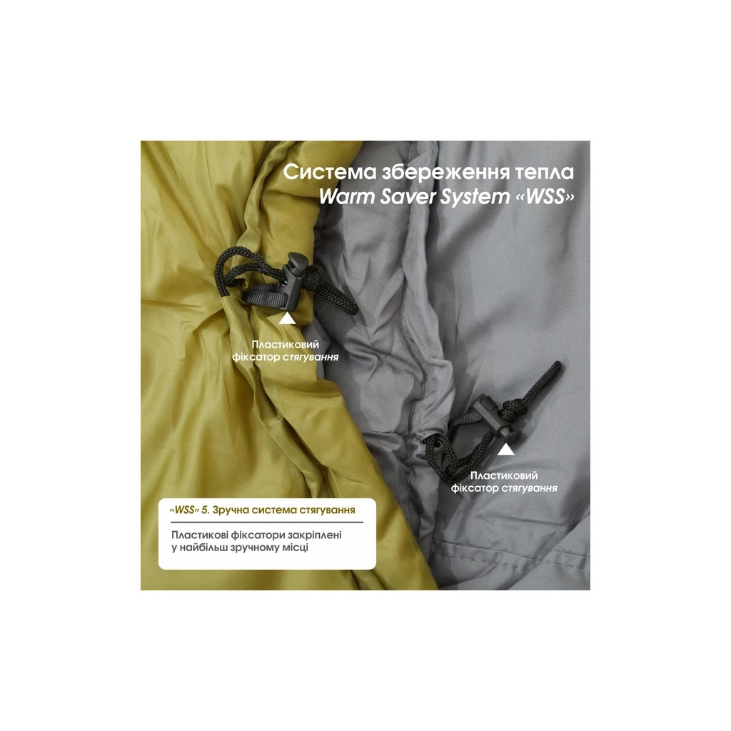 Спальний мішок Mousson RINGO R Olive (10163) - фото 9 Спальний мішок Mousson RINGO R Olive (10163) - фото 9