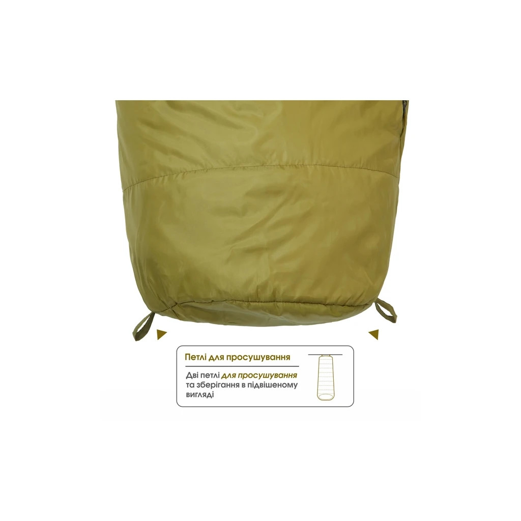 Спальний мішок Mousson RINGO R Olive (10163) - фото 10 Спальний мішок Mousson RINGO R Olive (10163) - фото 10