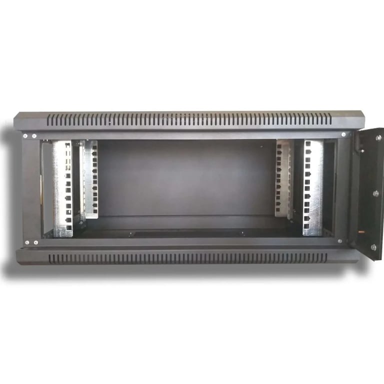 Шафа настінна Hypernet 4U 19" 600x350 (WMNC-35-4U-FLAT-BLACK) - фото 2