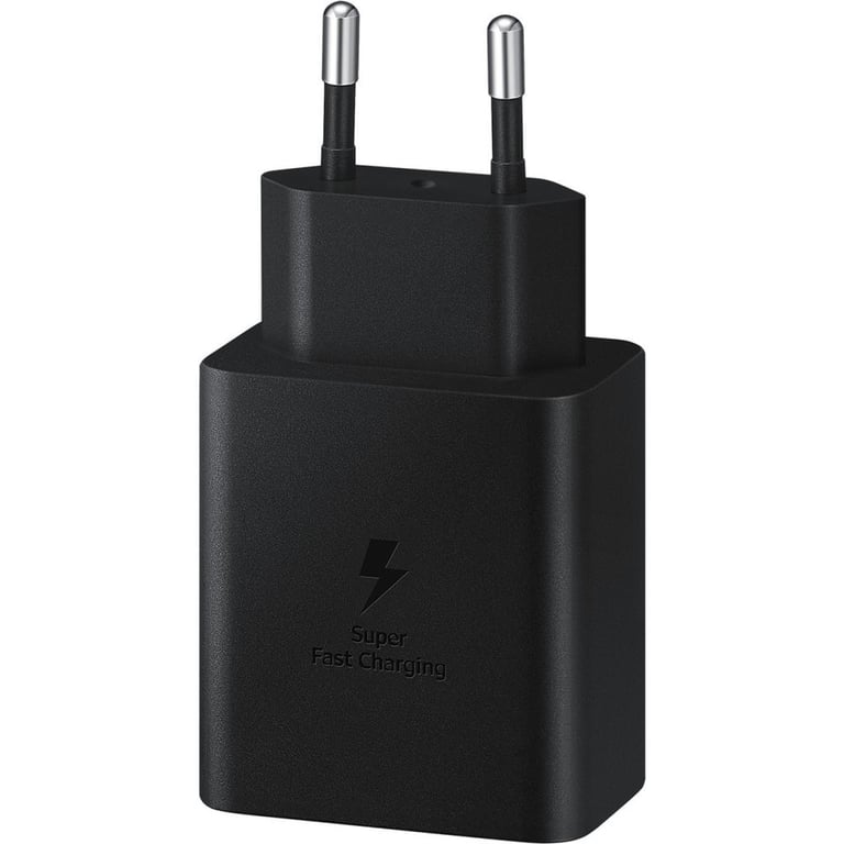 Зарядний пристрій Samsung 45W Compact Power Adapter (w C to C Cable) Black (EP-T4510XBEGEU) - фото 2