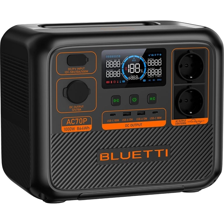 Зарядна станція BLUETTI AC70P 1000W (AC70P) - фото 5