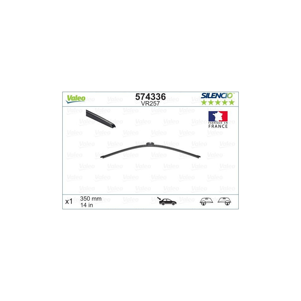 Щітка склоочисника Valeo 574336 - фото 5 Щітка склоочисника Valeo 574336 - фото 5
