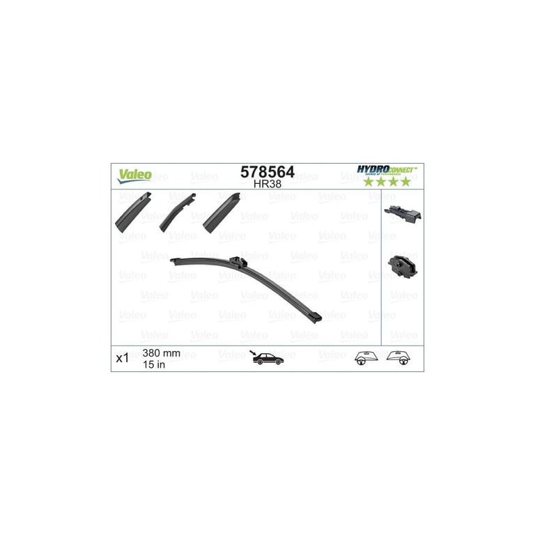 Щітка склоочисника Valeo 578564 - фото 3