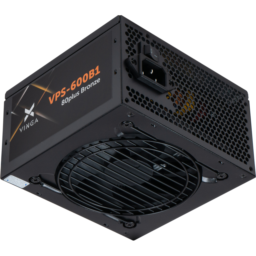 Блок живлення Vinga 600W (VPS-600B1) - фото 1 Блок живлення Vinga 600W (VPS-600B1) - фото 1