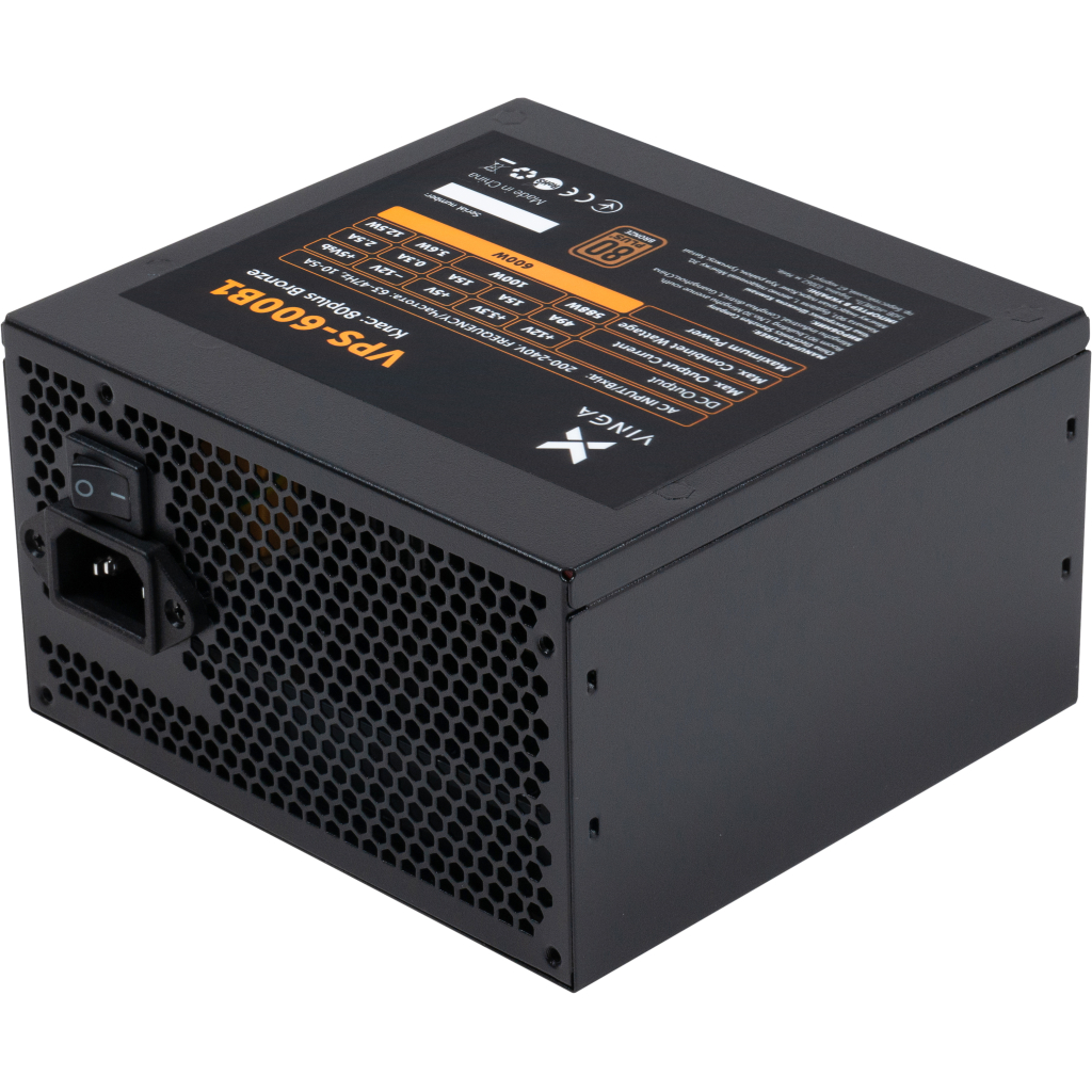 Блок живлення Vinga 600W (VPS-600B1) - фото 2 Блок живлення Vinga 600W (VPS-600B1) - фото 2