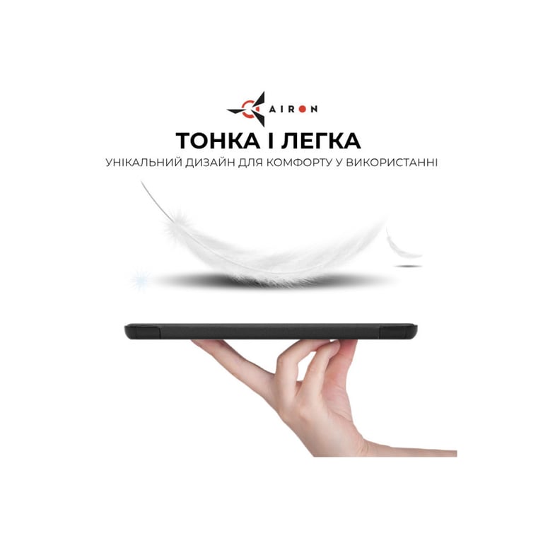 Чохол до планшета AirOn Premium Samsung Galaxy Tab S9 Plus/S9 FE Plus 12.4'' 2023 + Film black (4822352781109) - фото 4