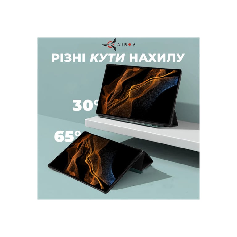 Чохол до планшета AirOn Premium Samsung Galaxy Tab S9 Ultra 14.6'' 2023 + Film black (4822352781111) - фото 3