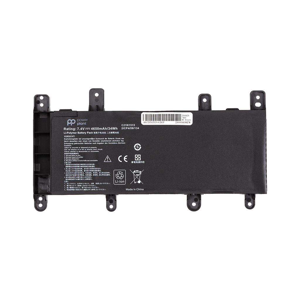 Акумулятор до ноутбука ASUS X756UW (C21N1515) 7.4V 4650mAh PowerPlant (NB431755) Акумулятор до ноутбука ASUS X756UW (C21N1515) 7.4V 4650mAh PowerPlant (NB431755)