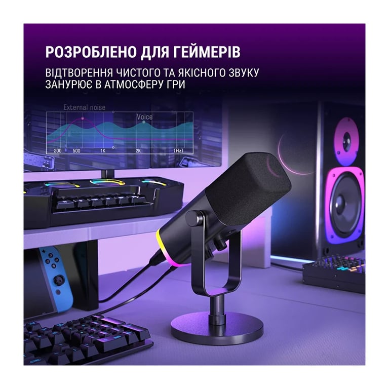 Мікрофон Fifine AM8 USB Black (AM8) - фото 6