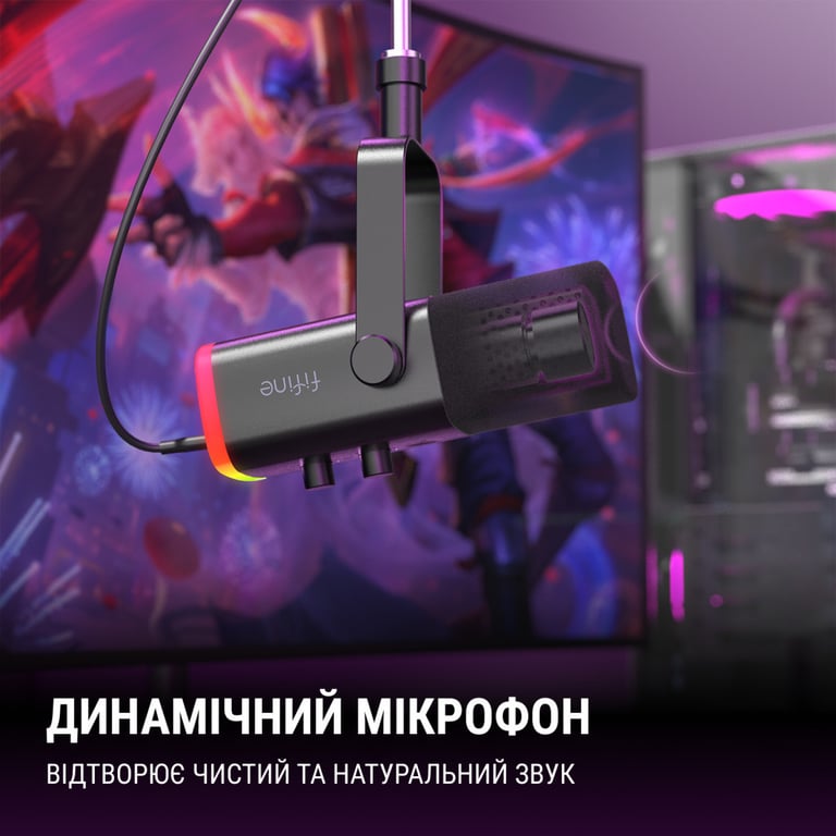 Мікрофон Fifine AM8 USB Black (AM8) - фото 10