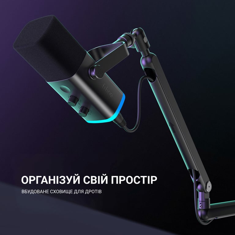 Мікрофон Fifine TAM8 USB Black (TAM8) - фото 9