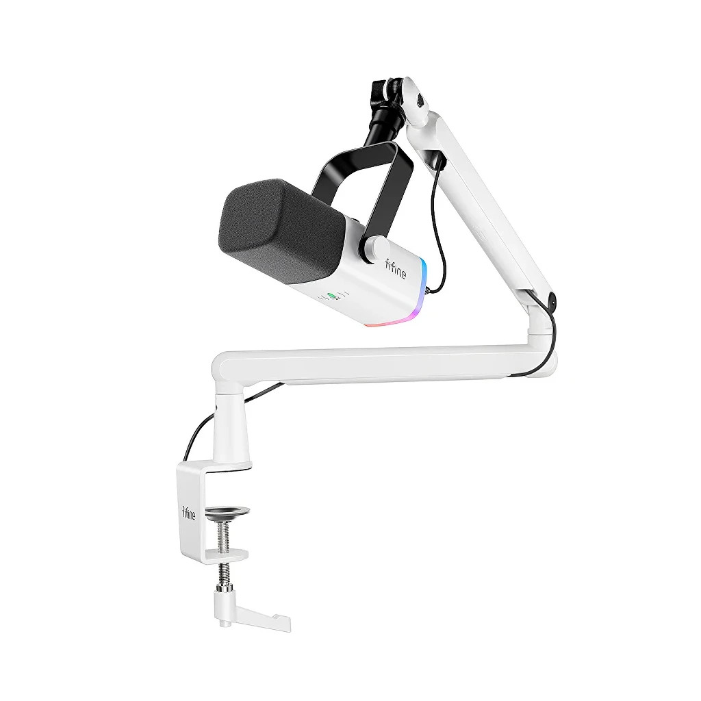 Мікрофон Fifine TAM8W USB White (TAM8W) - фото 1 Мікрофон Fifine TAM8W USB White (TAM8W) - фото 1