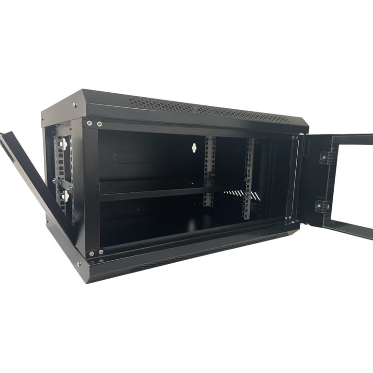 Шафа настінна GEAR 4U 19'' 530x400x240 мм, black (GWMSN-4U) - фото 4