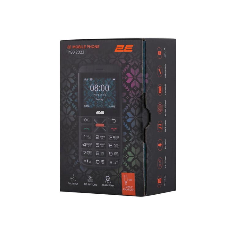 Мобільний телефон 2E T180 MAX Black (688130251051) - фото 11