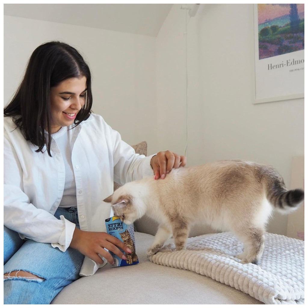 Ласощі для котів GimCat Nutri Pockets Fish Тунець 60 г (4002064419633) - фото 3 Ласощі для котів GimCat Nutri Pockets Fish Тунець 60 г (4002064419633) - фото 3