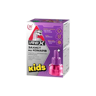 Рідина для фумігатора iRex Kids Від комарів 30 ночей (4820184442450) - фото 1