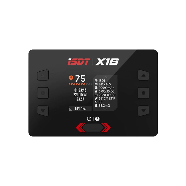 Зарядний пристрій для дрона iSDT X16,1100W x 2/20A x 2 Dual Channel (HP0015.X16) - фото 2