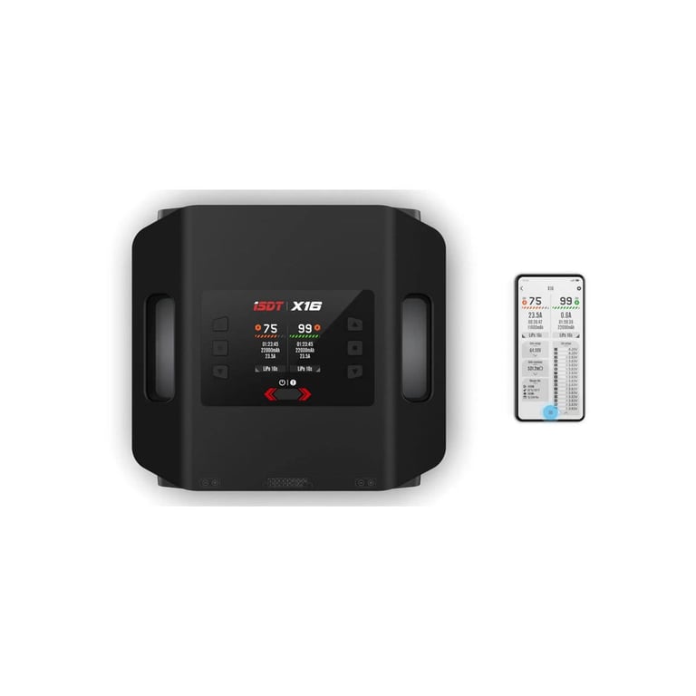 Зарядний пристрій для дрона iSDT X16,1100W x 2/20A x 2 Dual Channel (HP0015.X16) - фото 3