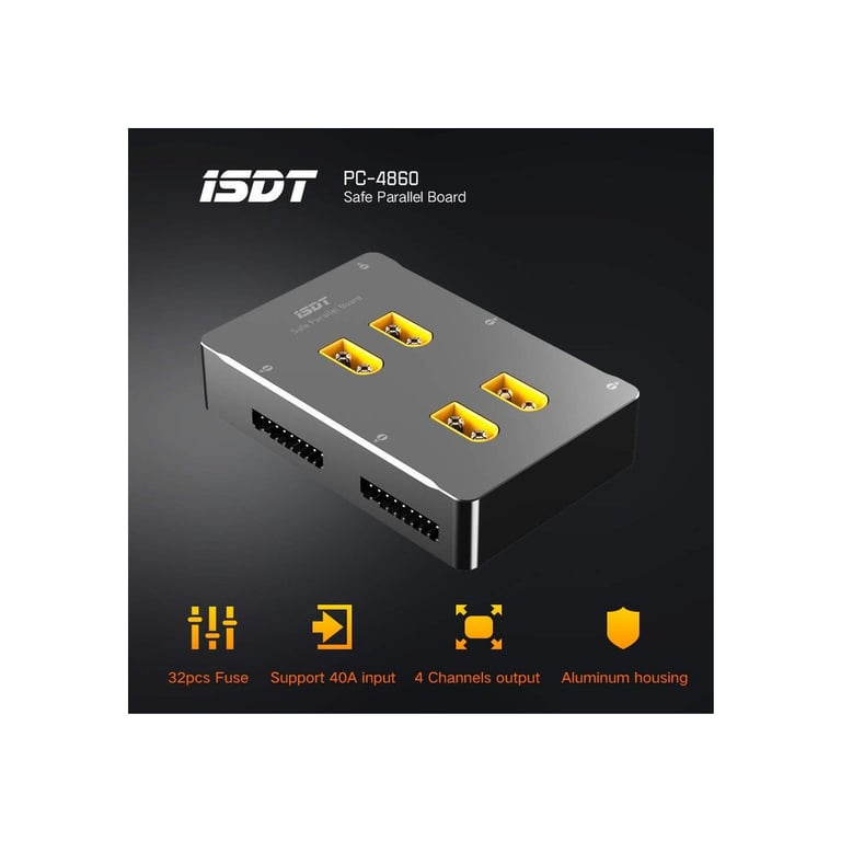 Зарядний пристрій для дрона iSDT PC-4860S LiPo Parallel Charging Board (HP0015.0023) - фото 7