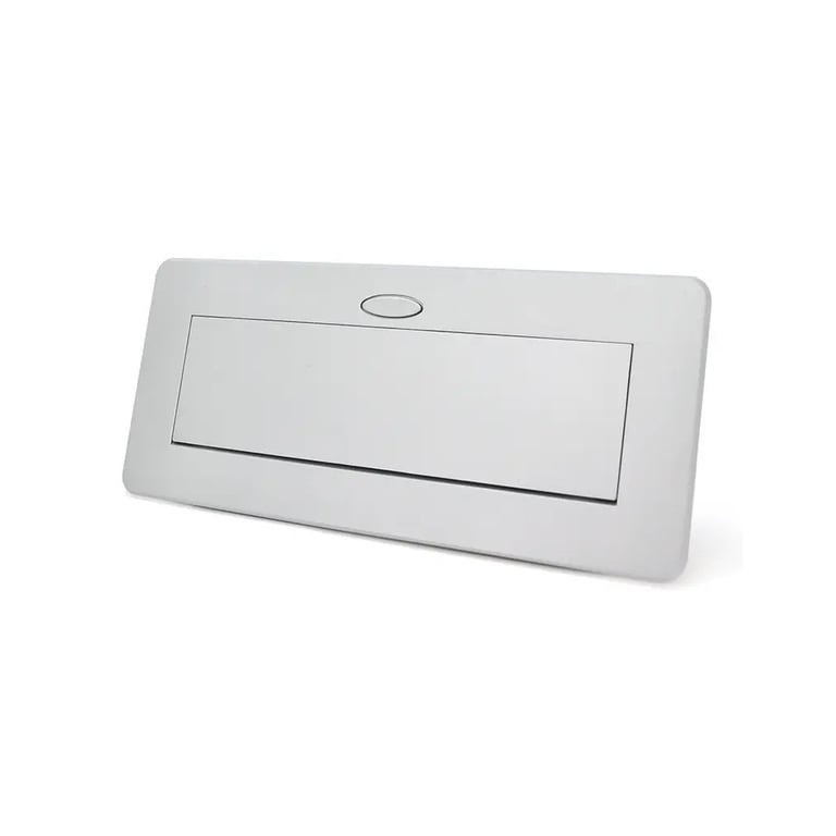 Розетка Voltronic J29L, дві розетки + 2*USB, напольна, висувна (21889)