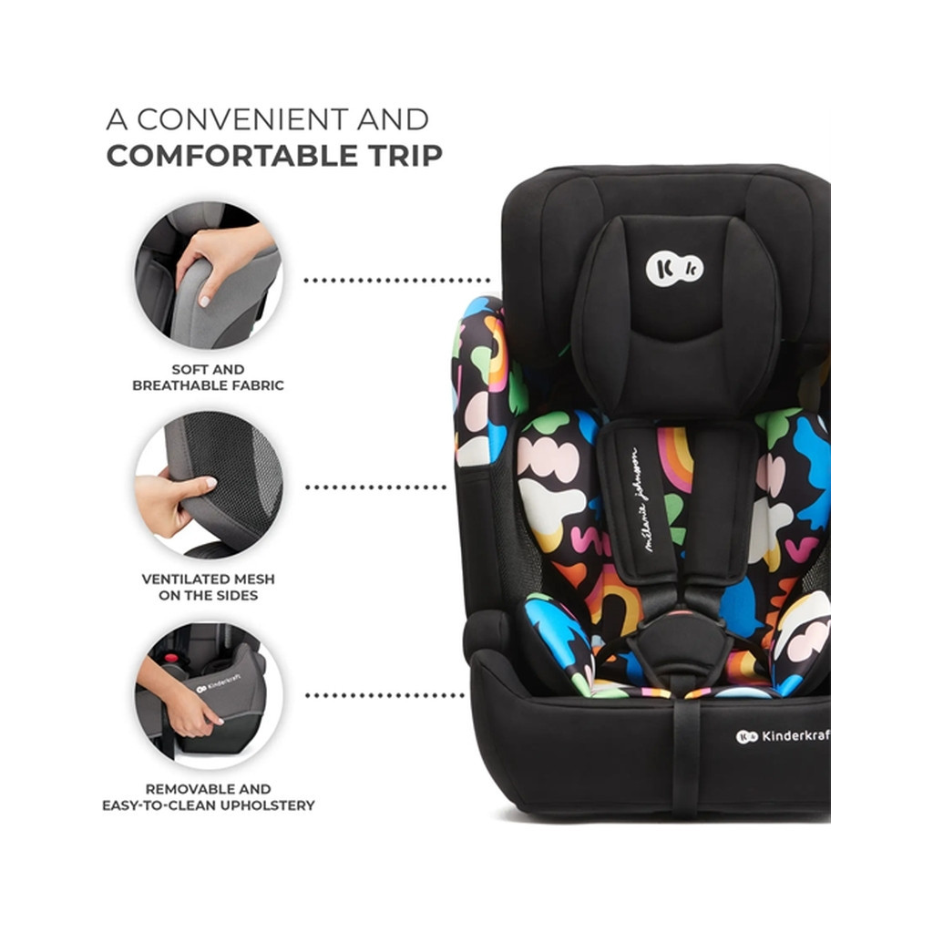 Автокрісло Kinderkraft Comfort Up i-Size Happy Shapes (KCCOUP02HAP0000) (5902533925476) - фото 6 Автокрісло Kinderkraft Comfort Up i-Size Happy Shapes (KCCOUP02HAP0000) (5902533925476) - фото 6