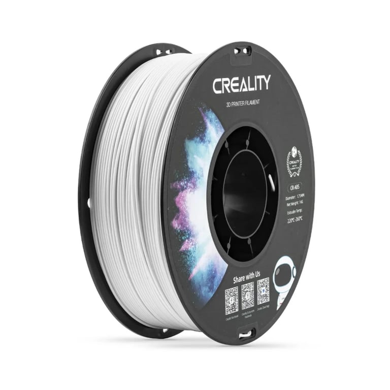 Пластик для 3D-принтера Creality ABS 1кг, 1.75мм, white (3301020031) - фото 1