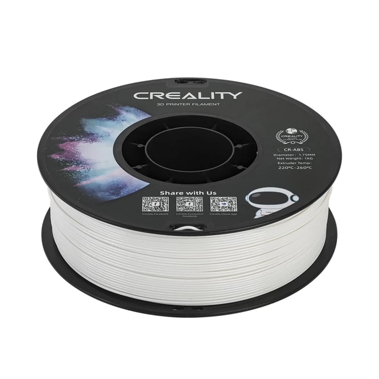 Пластик для 3D-принтера Creality ABS 1кг, 1.75мм, white (3301020031) - фото 3