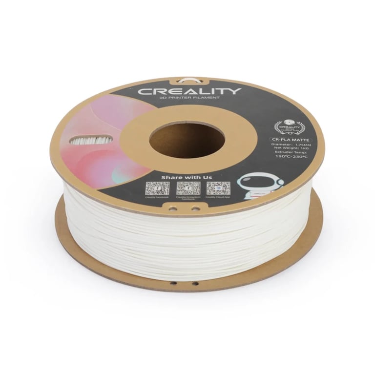 Пластик для 3D-принтера Creality PLA matte 1кг, 1.75мм, natural white (3301010296) - фото 2