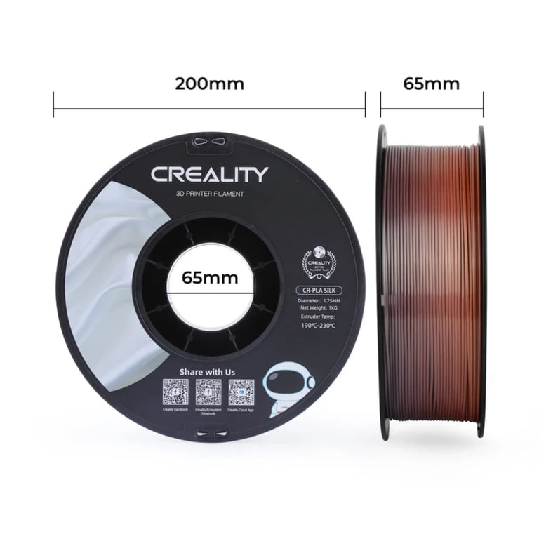 Пластик для 3D-принтера Creality PLA silky shine 1кг, 1.75мм, rainbow (3301120003) - фото 7