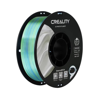 Пластик для 3D-принтера Creality PLA silky shine 1кг, 1.75мм, blue-green (3301120011) - фото 1