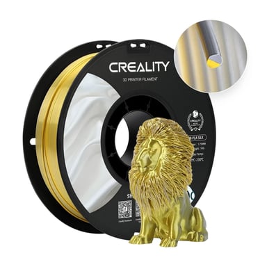 Пластик для 3D-принтера Creality PLA silky shine 1кг, 1.75мм, silver-gold (3301120012) - фото 1