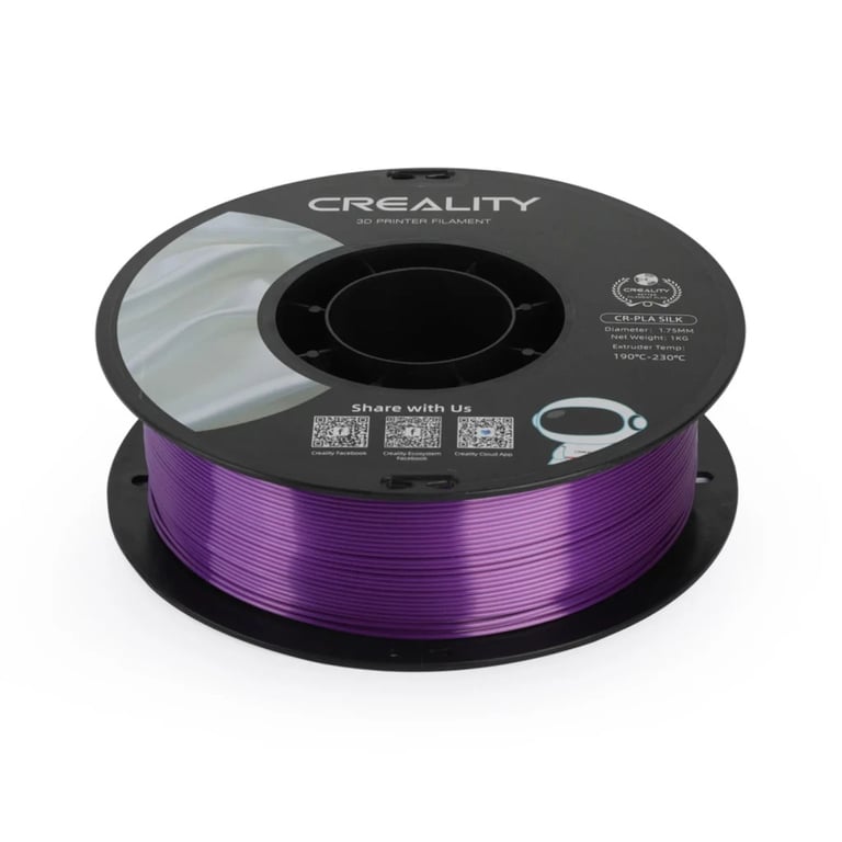 Пластик для 3D-принтера Creality PLA silky shine 1кг, 1.75мм, purple (3301120005) - фото 4