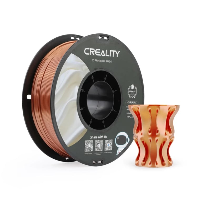 Пластик для 3D-принтера Creality PLA silky shine 1кг, 1.75мм, red copper (3301120002) - фото 2