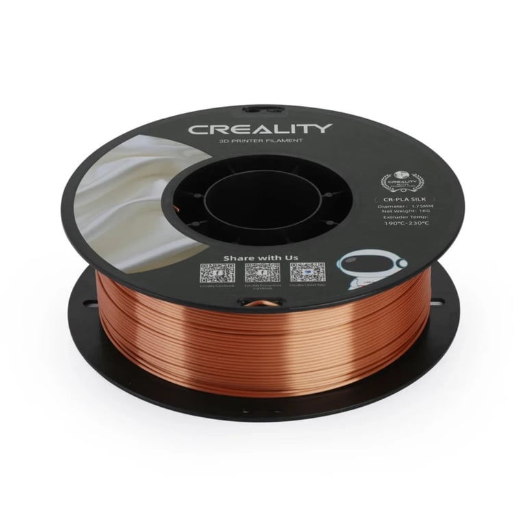 Пластик для 3D-принтера Creality PLA silky shine 1кг, 1.75мм, red copper (3301120002) - фото 4