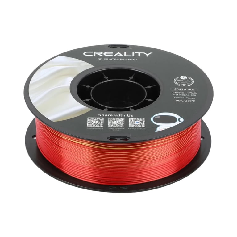 Пластик для 3D-принтера Creality PLA silky shine 1кг, 1.75мм, red gold (3301120009) - фото 4