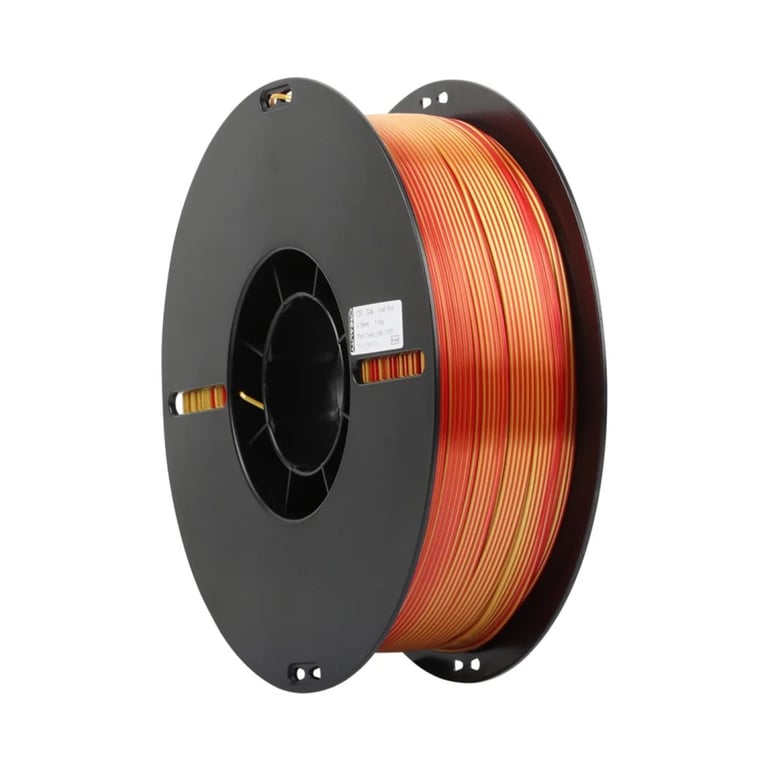Пластик для 3D-принтера Creality PLA silky shine 1кг, 1.75мм, red gold (3301120009) - фото 5