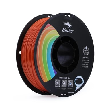 Пластик для 3D-принтера Creality PLA+ 1кг, 1.75мм, orange (3301010307) - фото 1
