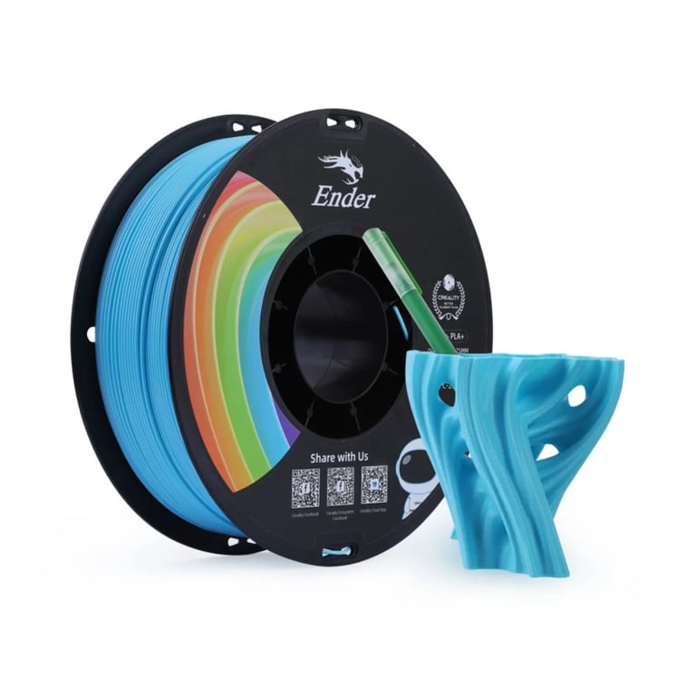 Пластик для 3D-принтера Creality PLA+ 1кг, 1.75мм, blue (3301010310) - фото 2