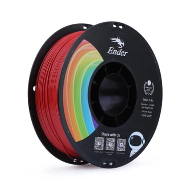 Пластик для 3D-принтера Creality PLA+ 1кг, 1.75мм, red (3301010309) - фото 1