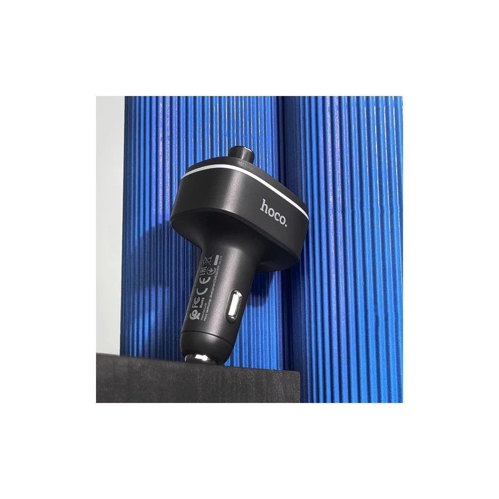 FM модулятор HOCO E62, Black, Box - фото 6 FM модулятор HOCO E62, Black, Box - фото 6