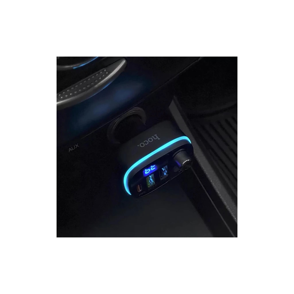 FM модулятор HOCO E62, Black, Box - фото 7 FM модулятор HOCO E62, Black, Box - фото 7