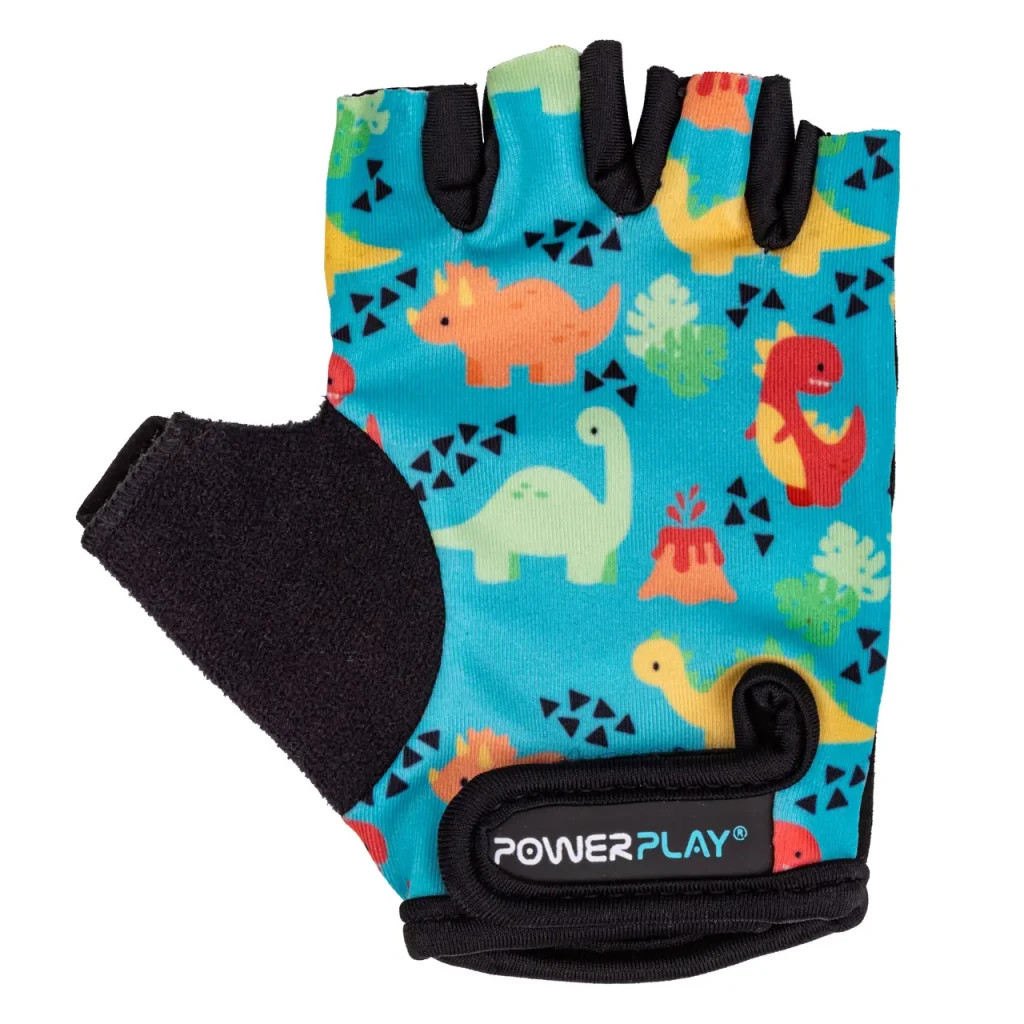 Велорукавиці PowerPlay 003 Dino 2XS (SALE_PP_003_2XS_Dino) - фото 2 Велорукавиці PowerPlay 003 Dino 2XS (SALE_PP_003_2XS_Dino) - фото 2